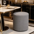 thumbnail image 6 of EDHITNR All Size Stretch Round Stool Cover Soft Fabric Waterproof Ottoman Slipcover Washable Protector for Vanity Bedroom Living Room, 6 of 6