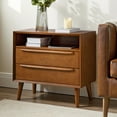 thumbnail image 2 of 26" Tall 2-drawer End Table with Charging Station Table for Living Room Acron, 2 of 7
