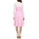 thumbnail image 3 of Vestido de tweed para mujer, sin mangas, con escote cuadrado, de cuadros, estilo A-line, vestido tipo pinafore, L Rosa profundo, 3 of 6