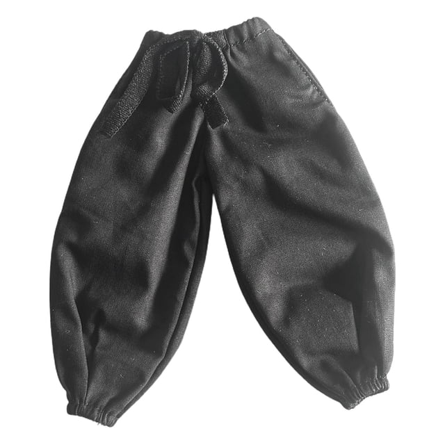 Figura masculina a escala 1/12, ropa, disfraz, ropa de moda para hombre de 6 pulgadas Pantalones negros