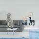 thumbnail image 2 of Figura De Resina De Gato, Adorno De Escultura Animal Para Entrada, Estantería, Dormitorio Y Estatua De Reno Y Ciervo Sentado De Pie, Decoración Del Hogar Para Sala De Estar Y Oficina., 2 of 8