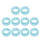 thumbnail image 2 of 10 piezas de tijeras de goma, anillos de , empuñaduras para salón, barbero, azul Yuyangstore Anillos de dedo Puños, 2 of 8