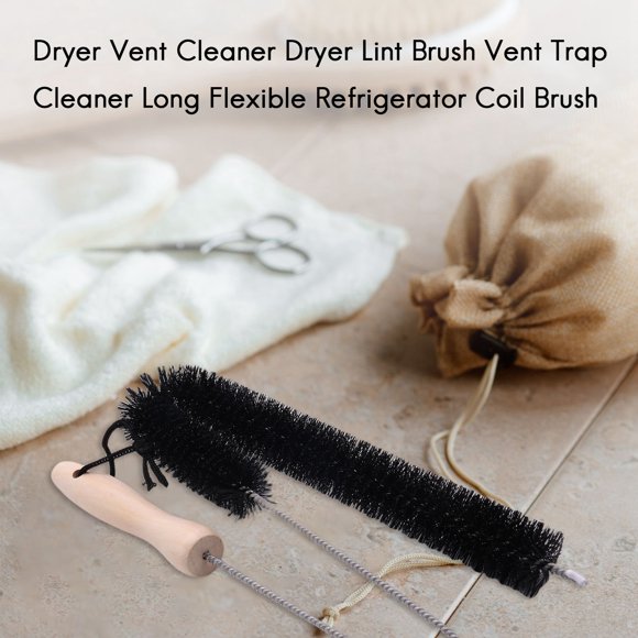 Dryer Vent Cleaner Dryer Lint Brush Vent Trap Cleaner Long Flexible Refrigerator Coil Brush