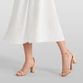 thumbnail image 3 of Dream Pairs Sandalias de tacón bajo con tiras para mujer Dream Pairs CHUNK, 3 of 6