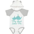 thumbnail image 3 of Inktastic My Aunt Loves Me Whale Boys or Girls Baby Bodysuit, 3 of 5
