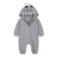 thumbnail image 2 of Coerni New Born Baby Boys Girls Cartoon Dinosaur Hoodie Romper Onesie Jumpsuit Outfits Unisex Baby Hoodies Clothes, 2 of 8