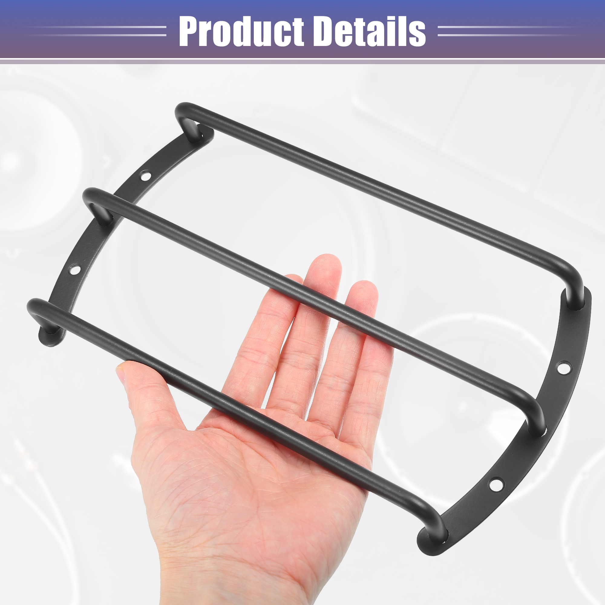 Unique Bargains Universal Black Iron Speaker Grill Bar Audio Speaker Subwoofer Cover 8"