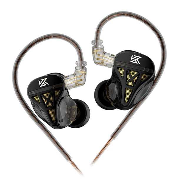 KZ In Ear Micrófono dinámico con cable sin audífonos DQS Audífonos profesionales ( )