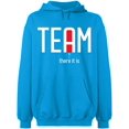thumbnail image 2 of OXI Hoodie Sweatshirt - Team There It is, Basic Casual Hoodie for Men's and Women Fleece Hoodie Long Sleeve - Sapphire Small, 2 of 3