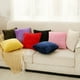 thumbnail image 5 of Nvzi 2 fundas de almohada de pelo mágico simple, clásicas y atemporales, fundas de almohada simples de color puro de 17,72 x 17,72 pulgadas (caqui), 5 of 5