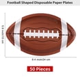 thumbnail image 2 of Platos de papel ADXCO Football, 24 x 15 cm, 50 unidades, suministros para fiestas, 2 of 7