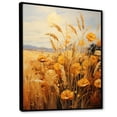 thumbnail image 2 of Designart "Golden Harvest in the Prairies II" Landscape & Nature Floater Framed Canvas Wall Art, 2 of 7