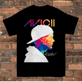 thumbnail image 1 of Collection Avicii Singer Short Sleeve Cotton Black All Size Unisex T-Shirt MD38, 1 of 2