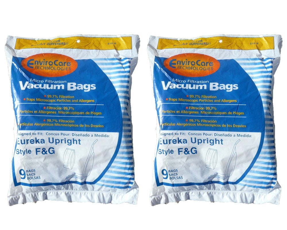 Eureka Style F&G Upright Vacuum Cleaner Bags 4 Pk Micro Filtration 