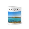 thumbnail image 1 of Agua de mar isla ciencia naturaleza foto Taza de cepillo de dientes, 1 of 3