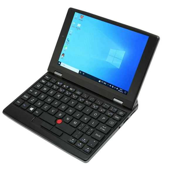 Portable 7 Inch Touch Screen Mini Laptop with 12GB RAM, Multiple Interfaces, Stylish Design, and Metal Body