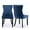 Blue, variant on SYNGAR Velvet Dining Chairs Set of 2, Upholstered Wing Back Dining Chair with Handcrafted Button Tufted, Nailhead Trim, Accent Chairs for Dining Room Kitchen, Solid Wood Dining Set, 2 Piece, Blue