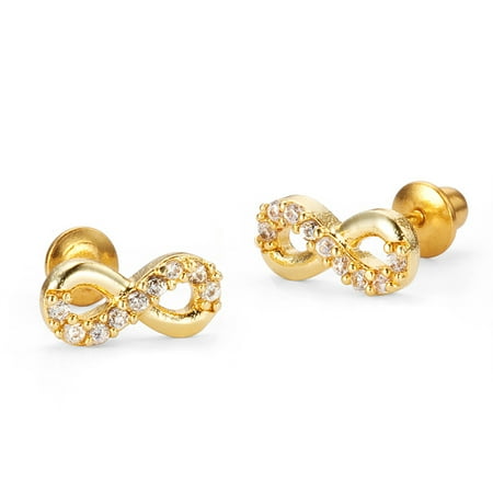 14k gold girls earrings gold coin