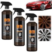 Meigap Brake Bomber Cleaner Powerful Wheel Cleaner, Brake Bomber Wheel Cleaner, Automobile Wheel Cleaner, Bronze Bomber Non-Acid Wheel Cleaner, Perfect for Cleaning Wheels and Tires (3PCS)