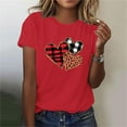 thumbnail image 4 of Valentines Shirts for Women: Cute Love Heart Shirt Valentine T Shirt Red Short Sleeve Casual Hearts Tops, 4 of 8