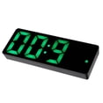 thumbnail image 3 of LED Electronic Clock, Quiet Digital Mirror Voice-activated Multifunctional Alarm Clock, For Office Living Room Bedroom Home, 3 of 8