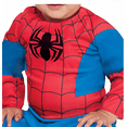 thumbnail image 3 of Marvel Spider-Man Infant Costume 6-12M, Includes Jumpsuit and Hat w/Mask, 3 of 5