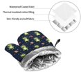 thumbnail image 6 of Balery Dinosaur Astronaut Pattern Oven Mitts and Pot Holders 4 pcs Set, Kitchen Oven Glove High Heat Resistant 500℉ Oven Mitts with Non-Slip Silicone Surface, 6 of 6