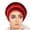 Red, variant on Milk Silk Hair Band Scarf Concealing Hair Wrap Double Color Hijab Cap, Red