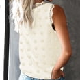 thumbnail image 4 of Askfv Womens Lace Tank Top Summer Camisole Sleeveless Jacquard Shirt, 4 of 4