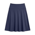 thumbnail image 6 of Squevariel Women's Casual Skirt Stretch Basic Skirt High Waist Relaxed Fit A-Line Solid Skirts, 6 of 7