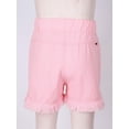 thumbnail image 5 of HULIJA Kids Girls Casual Summer High Waisted Hemming Jeans Denim Shorts with Pockets Pull on Short Pink 140, 5 of 7