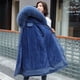 thumbnail image 2 of Winter Jacket 2023 New Women Parka Clothes Long Coat Wool Liner Hooded Jacket Fur Collar Thick Warm Snow Wear Padded Parka 6XL, 2 of 5