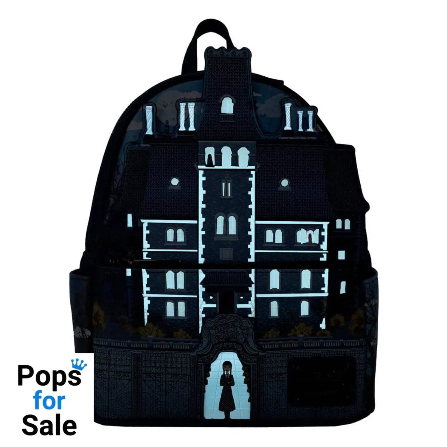 Loungefly‎ Wednesday Nevermore Academy Uniform Cosplay Mini Backpack Wednesday Nevermore Loungefly Mini Backpack | Get Ready Comics main image 3