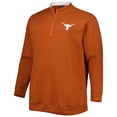 thumbnail image 2 of Men's Colosseum Texas Orange Texas Longhorns Big & Tall Tortugas Logo Quarter-Zip Sweatshirt, 2 of 3