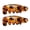 C 2pcs, variant on 2PCS Minimalist Curved Banana Hair Clip, Non-Slip with Leopard Print, Vintage Style Durable Barrette for All Hair Types for Ponytails