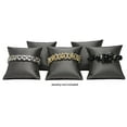 thumbnail image 5 of Novel Box 5 pack Silk Wool Gray Jewelry Display Watch Pillow - Bracelet Pillows for Easy Care, 5 of 8