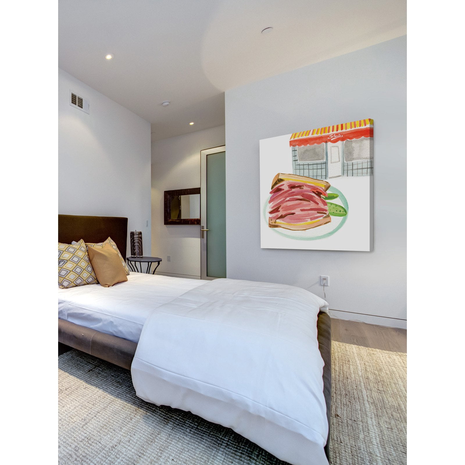 Marmont Hill "Schwartz's" by Molly Rosner Painting Print on Wrapped Canvas