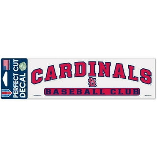 WinCraft MLB St. Louis Cardinals Decal Multi Use Fan 3 Pack, Team Colors,  One Size