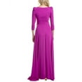 thumbnail image 2 of Carla Ruiz womens  Belted Gown, 8, Purple, 2 of 2