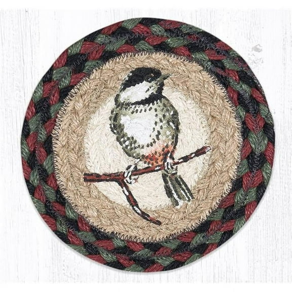 Capitol Importing 79-081C 7 x 7 in. LC-81 Chickadee Round Large Coaster