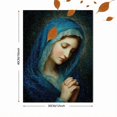 thumbnail image 3 of Qisvanset Virgin Mary Praying Devotional Canvas Wall Art 15.75x11.81 Inches, 3 of 8