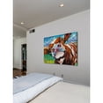 thumbnail image 3 of Marmont Hill Curious Cow I Canvas Wall Art, 3 of 4