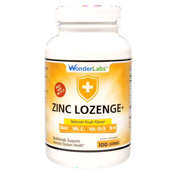 Zinc Lozenges with Vitamin C and D3 for a Healthy Immune System from