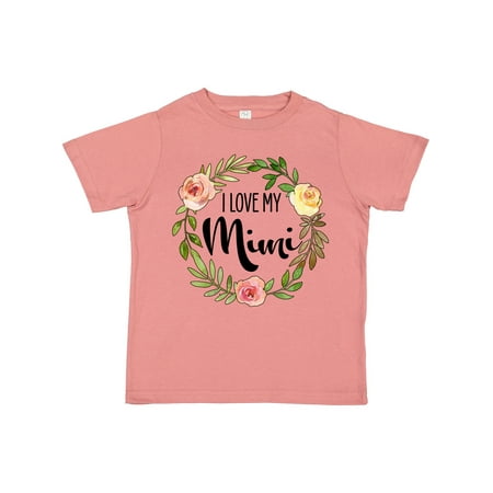

Inktastic I Love My Mimi- Flower Circle Boys or Girls Toddler T-Shirt