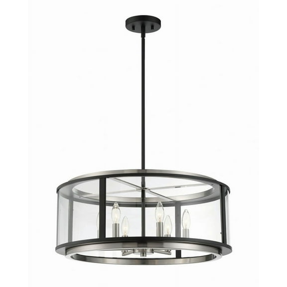 Eurofase Lighting - Tambouro - 6 Light Pendant In Transitional Modern Style - 24