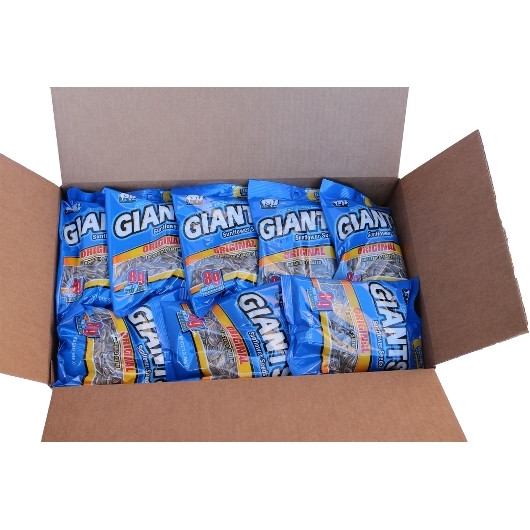 Giants Original Roasted and Salted Sunflower Seed Snacks, 5.75 Ounce -- 24 per case.