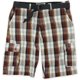 thumbnail image 1 of Pantalones cortos de Carga Ecko Unltd a cuadros con cinturón plano rojo 34, 1 of 2