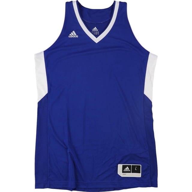 Adidas Womens 2-Tone Basketball Team Jersey, croyalwht, L