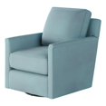 thumbnail image 2 of Southern Home Furnishings Bella Skylight Swivel Glider Accent Chair - Blue, 2 of 3