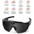 thumbnail image 2 of 4K POV Camera Sunglasses with 32GB Card, Sports Recording Smart Glasses for Outdoor Activities, 2 of 8